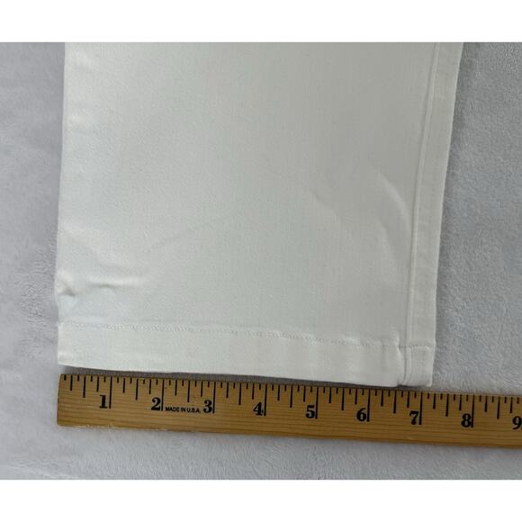 Spanx Womens Jeans Straight Leg High Rise Pull On White Size Large NWT - Picture 15 of 15